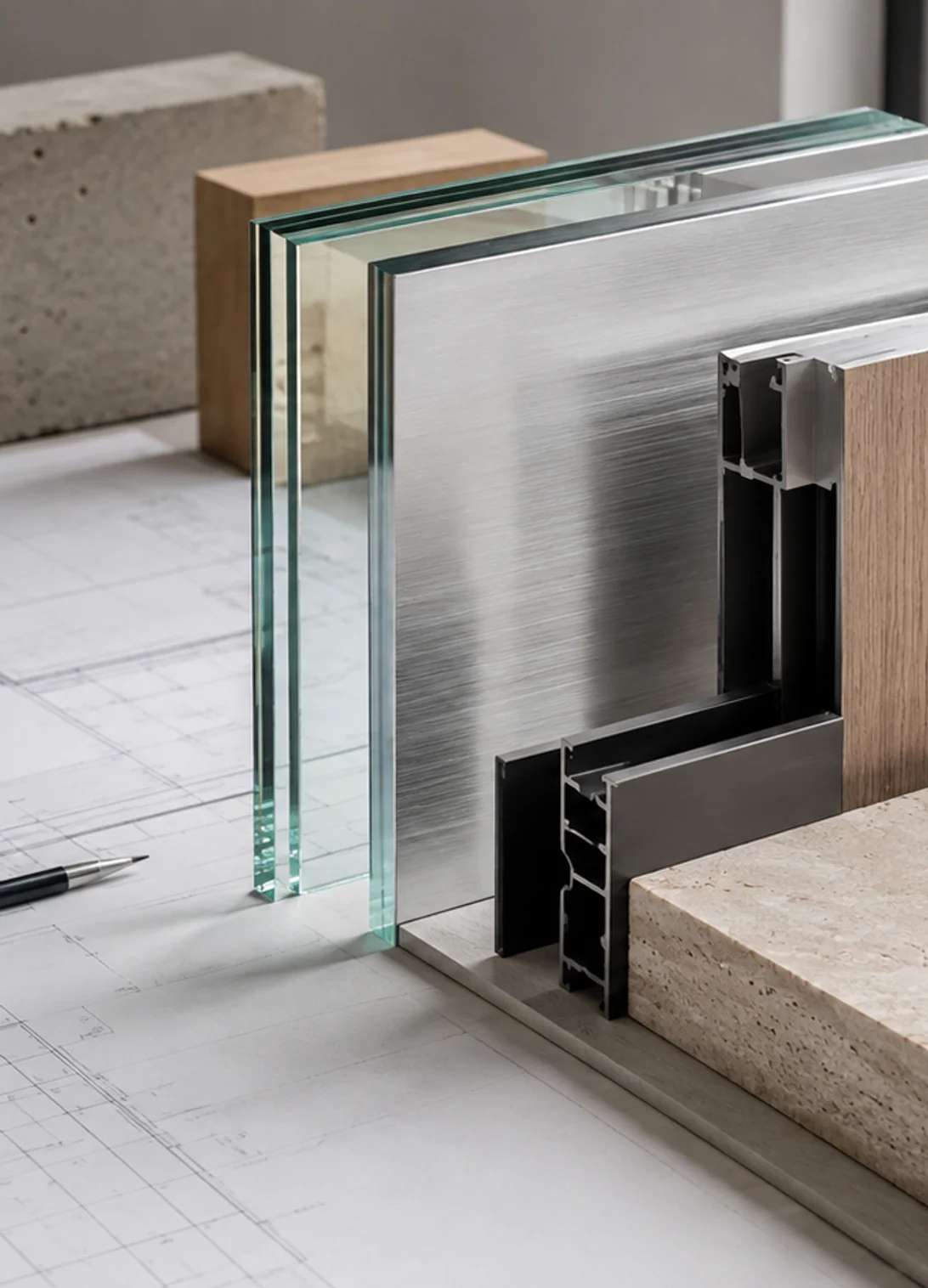 Materiales, texturas y mantenimiento